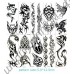 Временные татуировки в ассортименте Waterproof body tattoo stickers